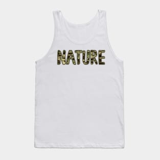 Camouflage Nature Typo Tank Top